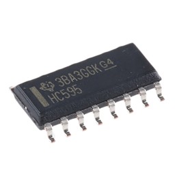 150 pcs - SN74HC595DR Texas Instruments SN74HC595DR 8-stage Surface Mount Shift Register HC, 16-Pin SOIC