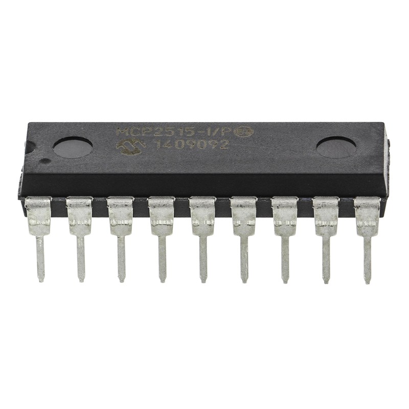 10 pcs - MCP2515-I/P Microchip MCP2515-I/P, CAN Controller 1Mbps CAN 2.0B, 18-Pin PDIP