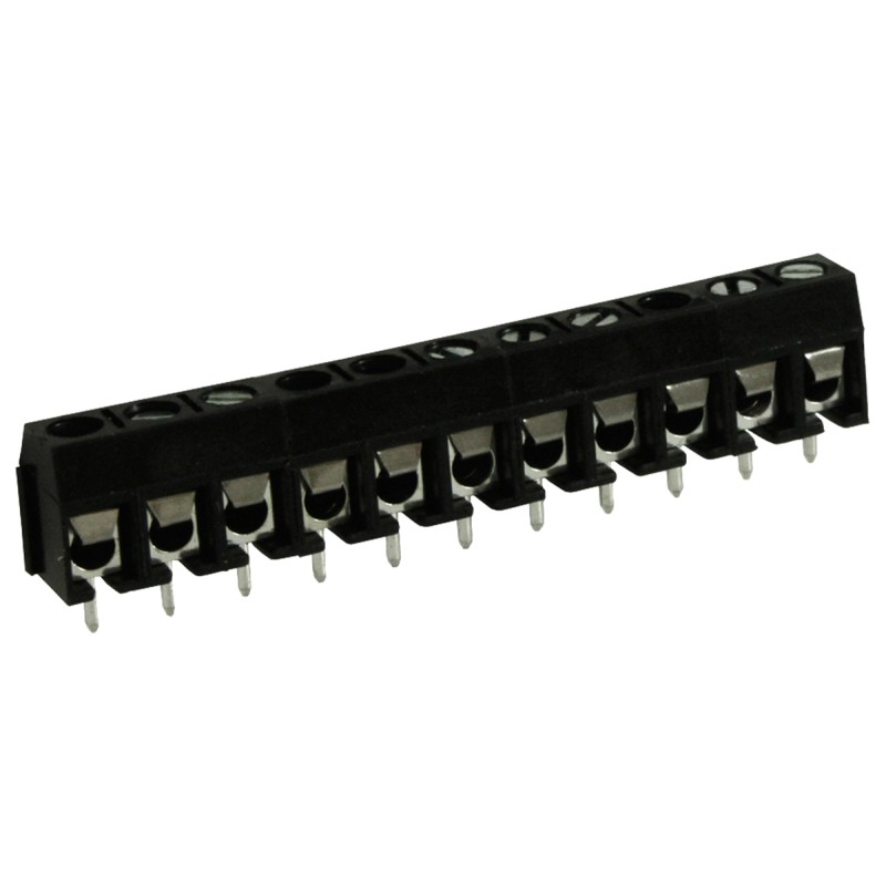 5 pcs - RS PRO PCB Terminal Block, 11-Contact, 5mm Pitch, Through Hole Mount, 1-Row, Screw Termination