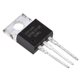 10 pcs - IRF1405PBF N-Channel MOSFET, 169 A, 55 V, 3-Pin TO-220AB Infineon IRF1405PBF