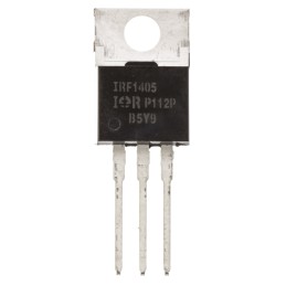 10 pcs - IRF1405PBF N-Channel MOSFET, 169 A, 55 V, 3-Pin TO-220AB Infineon IRF1405PBF
