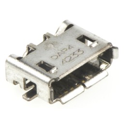 250 pcs - TE Connectivity Right Angle, SMT, Socket Type Micro AB 2.0 USB Connector