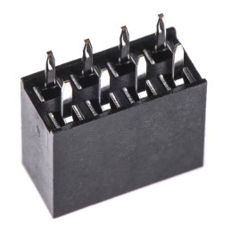 5 pcs - HARWIN Straight Through Hole Mount PCB Socket, 8-Contact, 2-Row, 2.54mm Pitch, Solder Termination