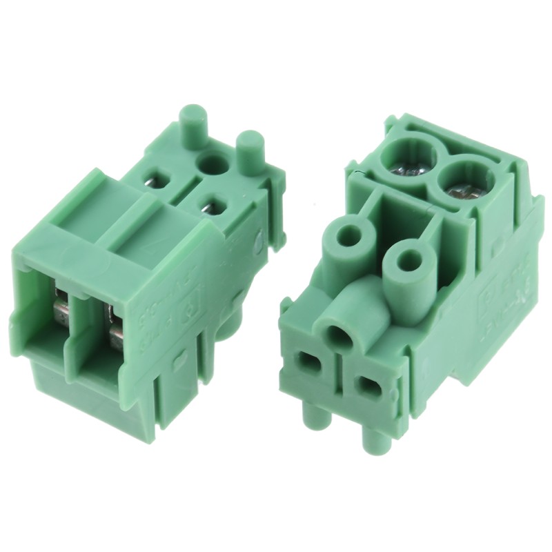 5 pcs - Phoenix Contact 3.5mm Pitch 2 Way Pluggable Terminal Block, Plug, Through Hole, Solder Termination