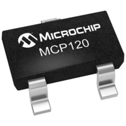 100 pcs - MCP120T-450I/TT Microchip Voltage Supervisor 3-Pin SOT-23, MCP120T-450I/TT