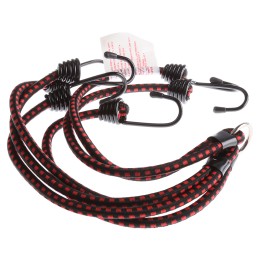 1 pcs - RS PRO 6 Hooks Bungee Cord, 800mm Long, 8 mm Diameter