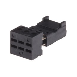 5 pcs - Stelvio Kontek 3-Way IDC Connector Socket for Cable Mount, 1-Row