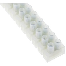 5 pcs - RS PRO Non-Fused Terminal Block, 12-Way, 24A, 2.5 mm² Wire, Screw Down Termination