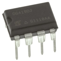 10 pcs - DG419DJ-E3 Vishay DG419DJ-E3 Analogue Switch Single SPDT 15 V, 18 V, 24 V, 28 V, 8-Pin PDIP
