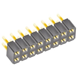 1 pcs - Samtec SLW Series Straight Through Hole Mount PCB Socket, 16-Contact, 2-Row, 2.54mm Pitch, Solder Termination