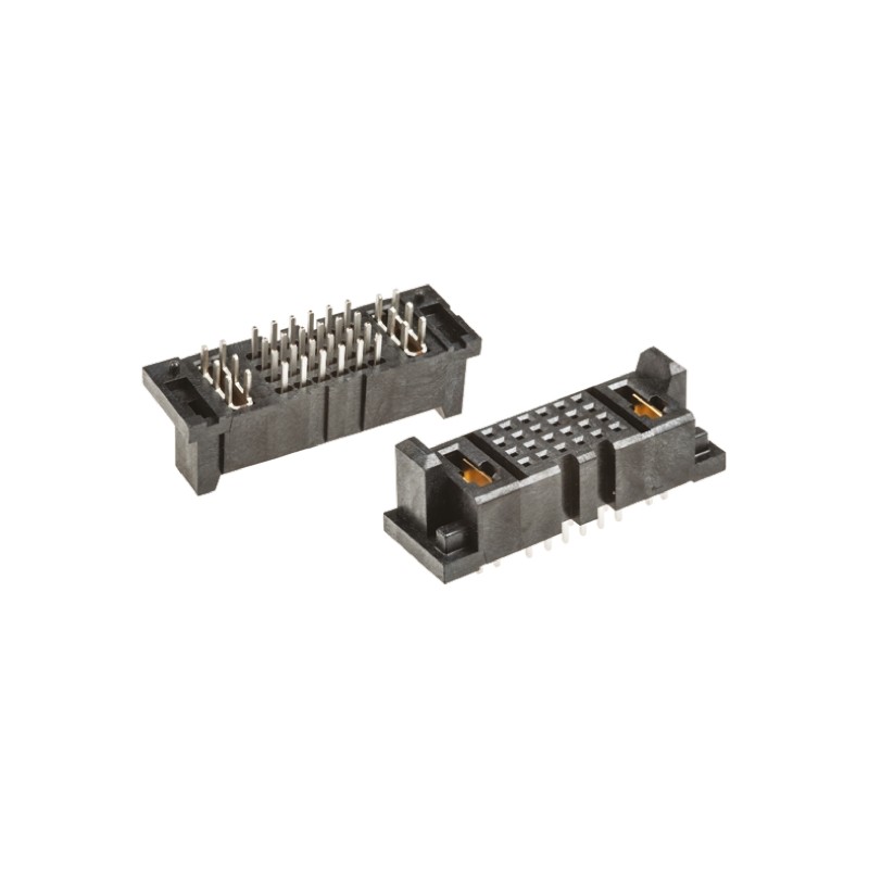 1 pcs - Samtec MPSC Series Straight Through Hole Mount PCB Socket, 26-Contact, 4-Row, 2mm Pitch, Solder Termination