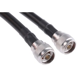 1 pcs - Radiall Male N Type to Male N Type Coaxial Cable, 3m, RG214 Coaxial, Terminated