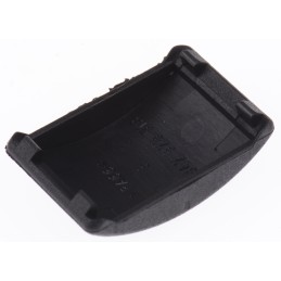 10 pcs - 3842548843 Bosch Rexroth Black Polypropylene Angle Bracket Cap, 20 mm Strut Profile, 6mm Groove