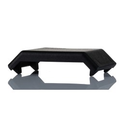 10 pcs - 3842548863 Bosch Rexroth Black Polypropylene Angle Bracket Cap, 45 mm Strut Profile, 10mm Groove