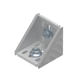 10 pcs - 3842523553 Bosch Rexroth M8 Mounting Bracket Connecting Component, Strut Profile 60 mm, Groove Size 10mm