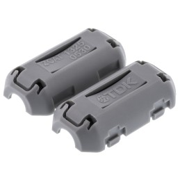 10 pcs - ZCAT1325-0530A TDK Openable Ferrite Sleeve, 25 x 20mm, For Suppression Components, Apertures: 1, Diameter 5mm