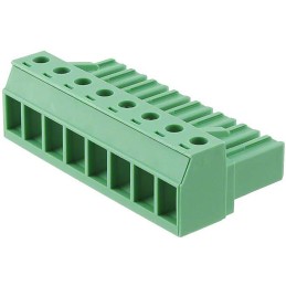 1 pcs - Phoenix Contact 7.62mm Pitch 8 Way Pluggable Terminal Block, Plug, Cable Mount, Screw Down Termination