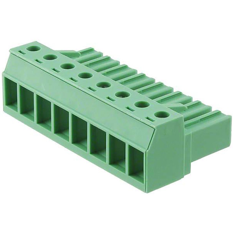 1 pcs - Phoenix Contact 7.62mm Pitch 8 Way Pluggable Terminal Block, Plug, Cable Mount, Screw Down Termination