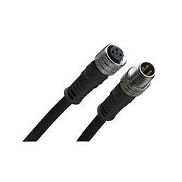 1 pcs - Brad from Molex Straight Female 4 way M12 to Straight Male 4 way M12 Sensor Actuator Cable, 600mm