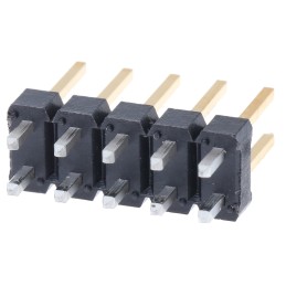 5 pcs - Amphenol Communications Solutions BergStik Series Straight Through Hole Pin Header, 10 Contact(s), 2.54mm Pitch, 2