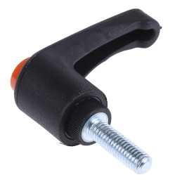 5 Pack of 2 - RS PRO Clamping Lever, M6 x 20mm