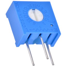 10 pcs - 3386H-1-222LF 2.2kΩ, Through Hole Trimmer Potentiometer 0.5W Side Adjust Bourns, 3386