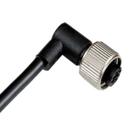 1 pcs - RS PRO Right Angle Female 4 way M12 to Unterminated Sensor Actuator Cable, 5m