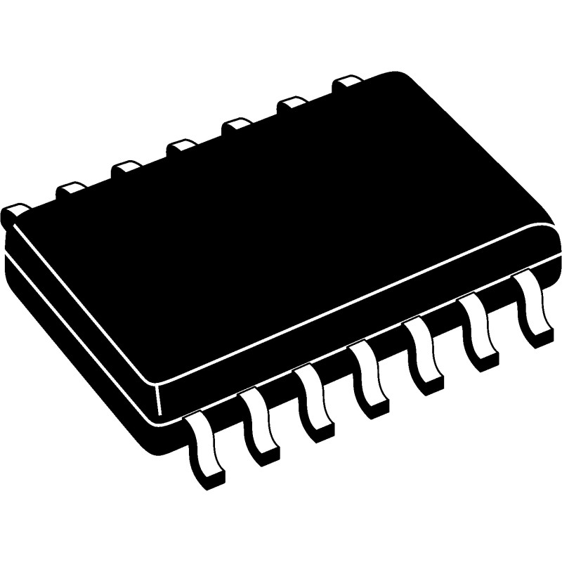 50 pcs - 74AC04SC onsemi 74AC04SC Hex CMOS Inverter, 14-Pin SOIC