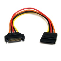1 pcs - StarTech.com Male SATA Power to Female SATA Power Cable, 8in