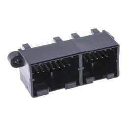 1 pcs - TE Connectivity, MULTILOCK 040 Male Connector Housing, 2.5mm Pitch, 28 Way, 2 Row