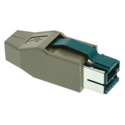 1 pcs - Amphenol ICC Straight, Cable Mount, Plug Type A 2.0 USB Connector