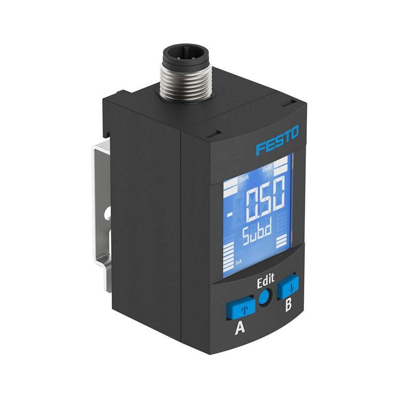 1 pcs - Festo Pressure Sensor, 30V dc, IP65, IP67 10bar