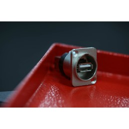 1 pcs - RS PRO Straight, Panel Mount, Socket Type A to B 2.0 USB Connector