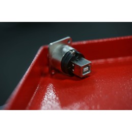 1 pcs - RS PRO Straight, Panel Mount, Socket Type A to B 2.0 USB Connector