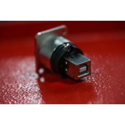 1 pcs - RS PRO Straight, Panel Mount, Socket Type A to B 2.0 USB Connector