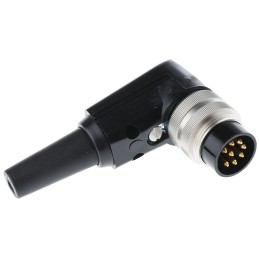 1 pcs - Lumberg, WSV 8 Pole Right Angle M16 Din Plug, DIN EN 60529, 5A, 60 V ac IP40, Male, Cable Mount