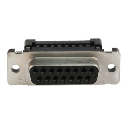 1 pcs - TE Connectivity Amplimite HDF-20 15 Way Right Angle Cable Mount D-sub Connector Socket, 2.76mm Pitch