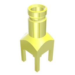 1 pcs - Samtec, jack PCB Mount 1.0/2.3 Connector, 75Ω, Through Hole Termination, Straight Body