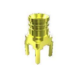 1 pcs - Samtec MMCX7 Series, jack Through Hole MCX Connector, 75Ω, Solder Termination, Straight Body
