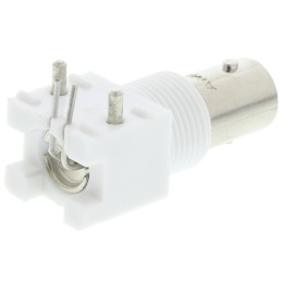 1 pcs - TE Connectivity, jack PCB Mount BNC Connector, 50Ω, Through Hole Termination, Right Angle Body