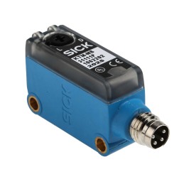 1 pcs - Sick Contrast Sensors 12.5 mm, White LED, NPN, PNP, 100 mA, 12 - 24 V dc, IP67