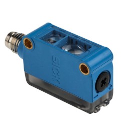 1 pcs - Sick Contrast Sensors 12.5 mm, White LED, NPN, PNP, 100 mA, 12 - 24 V dc, IP67