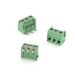 5 pcs - Wurth Elektronik 2143 Series PCB Terminal Block, 3-Contact, 3.81mm Pitch, Through Hole Mount, 1-Row, Solder Termination