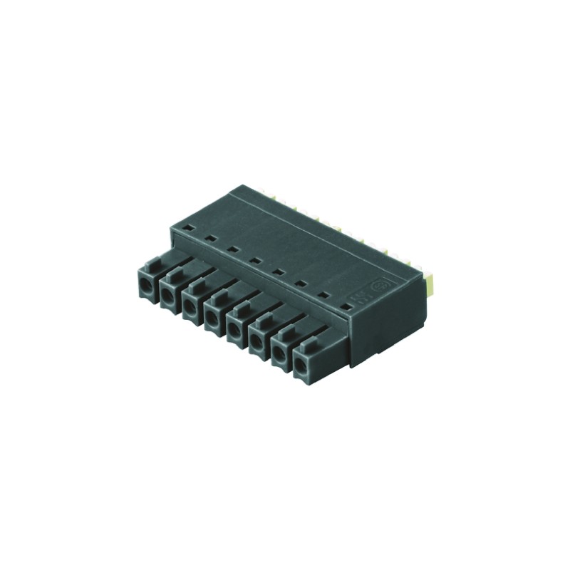 5 pcs - Weidmuller 3.81mm Pitch 2 Way Pluggable Terminal Block, Plug, Through Hole, Screw Termination