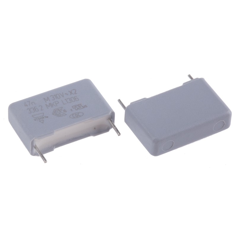 50 pcs - BFC233620473 Vishay MKP 336 Polypropylene Film Capacitor, 310 V ac, 630 V dc, ±20%, 47nF, Through Hole