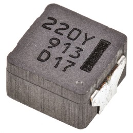 50 pcs - ETQP5M220YFK Panasonic, ETQP5M, 0854 Wire-wound SMD Inductor with a Metal Composite Core, 22 μH ±20% Wire-Wound 4.8A Id