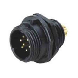 1 pcs - RS PRO Circular Connector, 2 Contacts, Panel Mount, Miniature Connector, Plug, Male, IP68