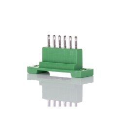5 pcs - Phoenix Contact 5.08mm Pitch 6 Way Pluggable Terminal Block, Feed Through Header, Panel Mount, Solder/Slip on
