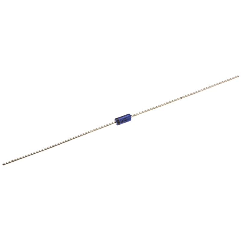 100 pcs - BAT43 STMicroelectronics 30V 200mA, Schottky Diode, 2-Pin DO-35 BAT43