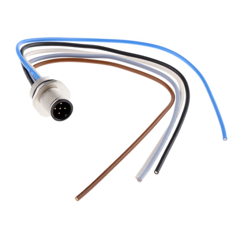 1 pcs - binder Circular Connector, 5 Contacts, Cable Mount, M12 Connector, Plug, Male, IP67, 763 Series